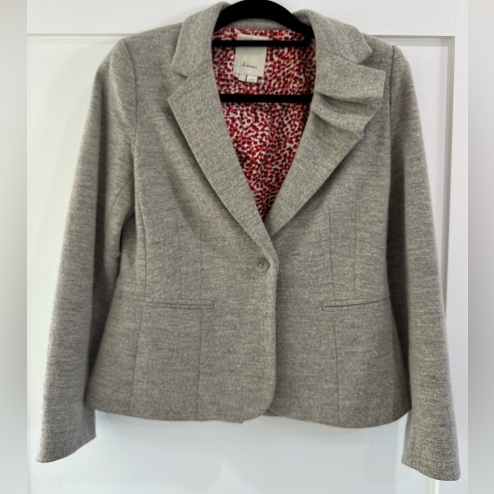 Gray Women's Blazer Anthropologie